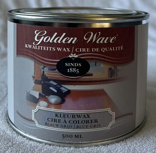 Afbeeldingen van Golden Wave Kleurwax - Blauw grijs  500 ml