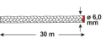 Afbeeldingen van Touw 6mm x 30meter  BOBIJN bruin natuur